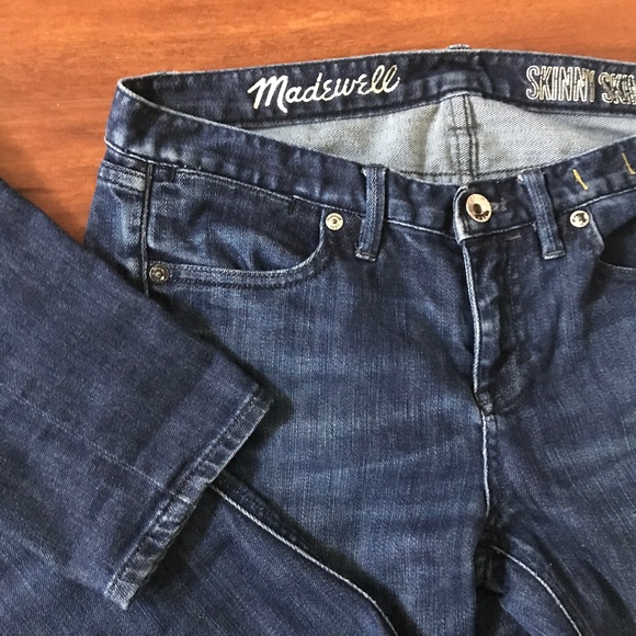 Madewell Dark Wash Denim Skinny Skinny Jeans 27x32 - Picture 2 of 7